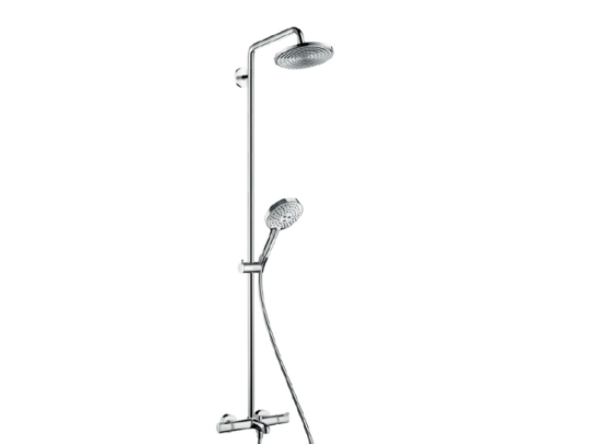 Душевая стойка Hansgrohe, Raindance Select S, смеситель - есть, тип открывания воды - двухвентильный Москва