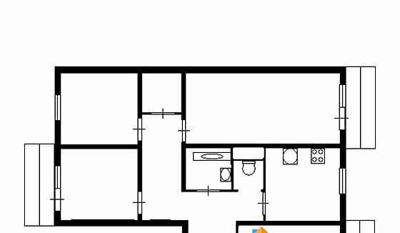 4-комн. квартира, 81.2 м2, 2/9 эт. Красноярск