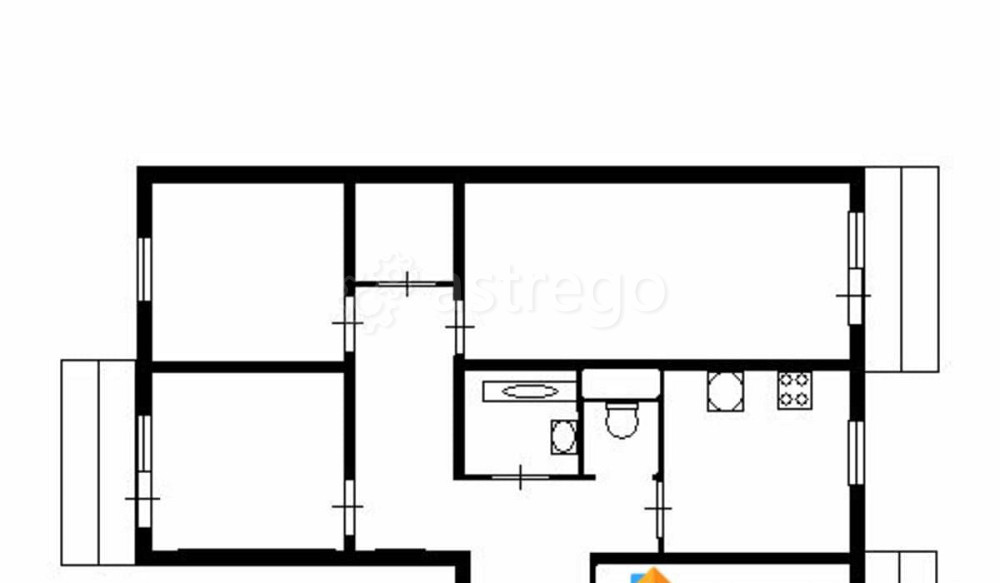4-комн. квартира, 81.2 м2, 2/9 эт. Красноярск - изображение 3