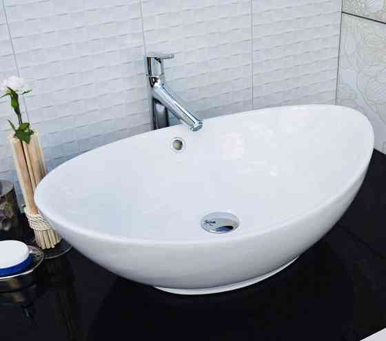 Раковина на столешницу Cerama LUX 9019 (60х37х19) Красноярск