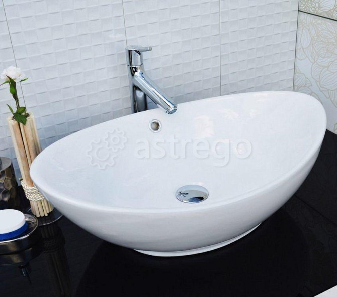 Раковина на столешницу Cerama LUX 9019 (60х37х19) Красноярск - изображение 1