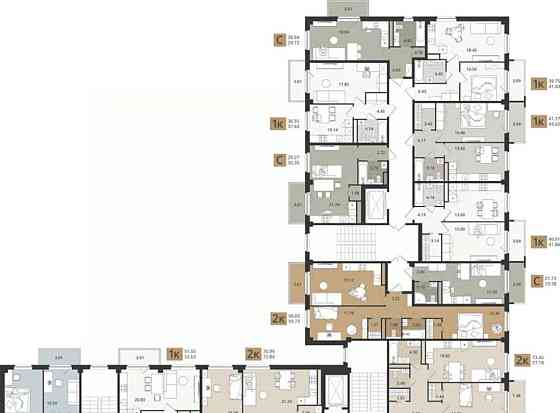 Студия, 31.74 м2, 3/5 эт. Северодвинск