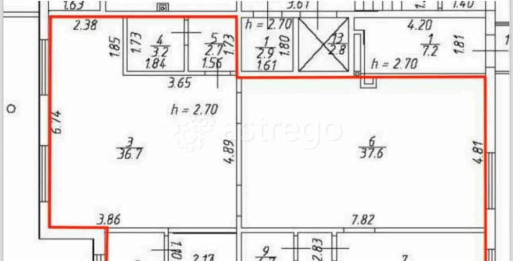 Свободного назначения, 110.5 м2 Санкт-Петербург - изображение 2