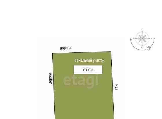 Земельный участок, 9.9 сотки Луховицы