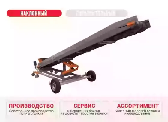 Наклонный конвейер НК-65 КлинМаш Санкт-Петербург