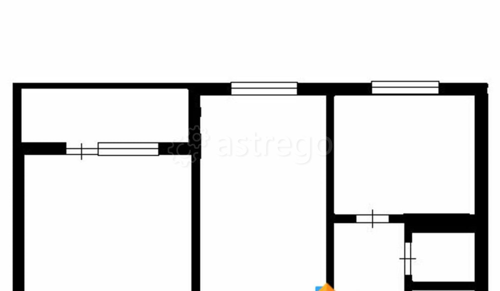 2-комн. квартира, 50 м2, 2/9 эт. Дудинка - изображение 3