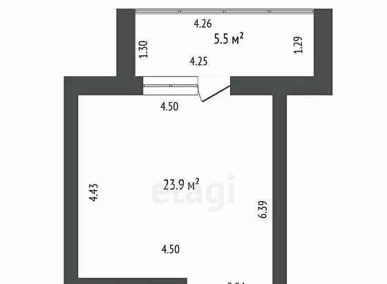 Студия, 23.8 м2, 2/10 эт. Стерлитамак