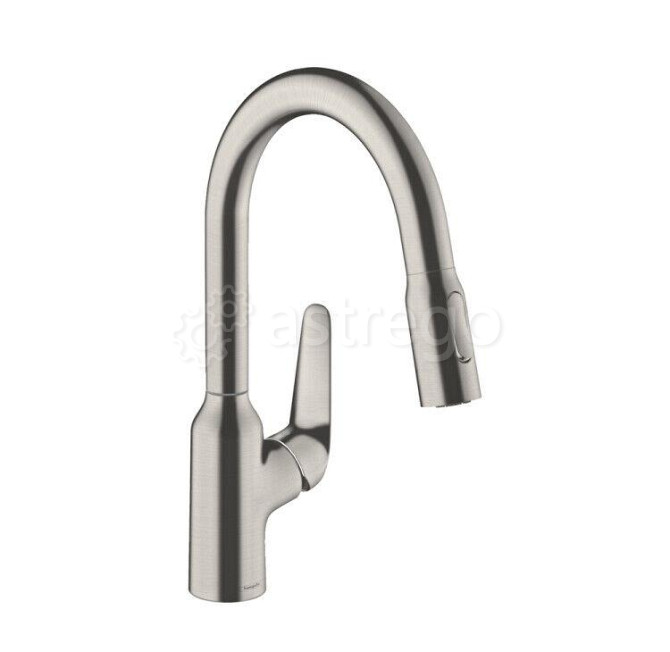 Смеситель для кухни Hansgrohe, Focus M42, sBox, тип открывания воды - однорычажный 71821800 Москва - изображение 1