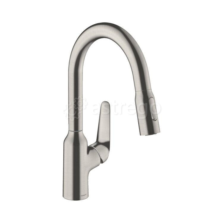 Смеситель для кухни Hansgrohe, Focus M42, sBox, тип открывания воды - однорычажный 71821800 Москва - изображение 1