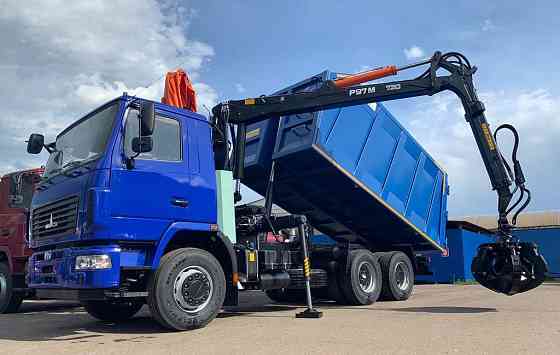 Ломовоз КМУ МАЗ-631226-525-042 Евро-5 кузов 28 куб Р97М захват ГЛ-6М Краснодар