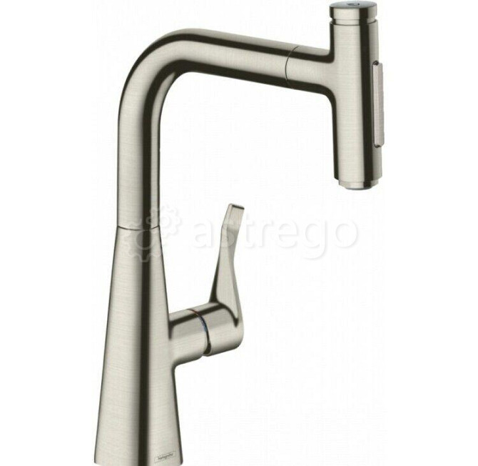 Смеситель для кухни Hansgrohe, Metris Select M71, тип открывания воды - однорычажный 73822800 Москва - изображение 1