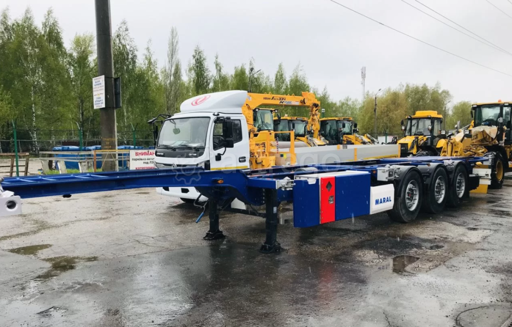 Полуприцеп-контейнеровоз универсальный MARAL SANAT TKC3 оси SAF 40 футовый, 2 х 20, 1 х 30 Краснодар - изображение 1