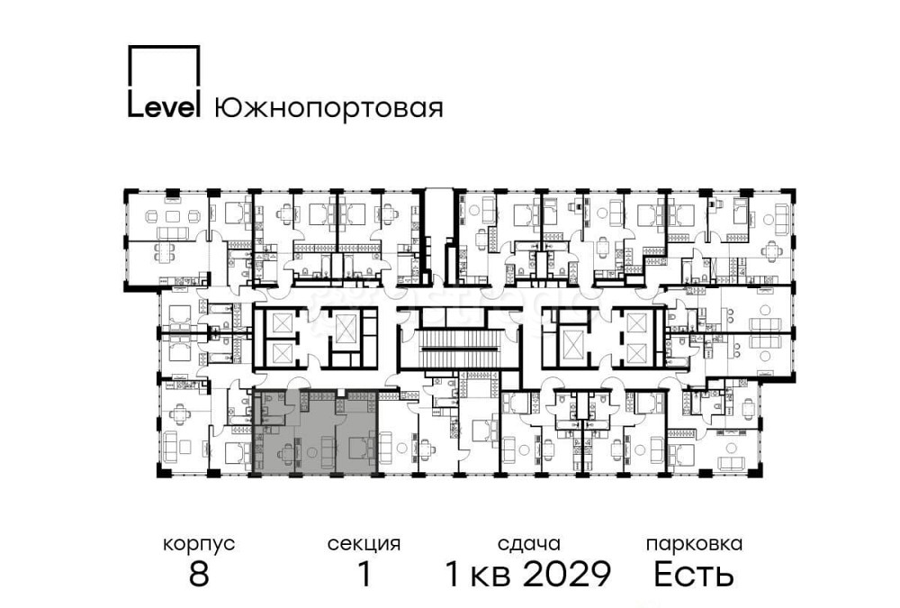 2-комн. квартира, 52.9 м2, 41/49 эт. Москва - изображение 3
