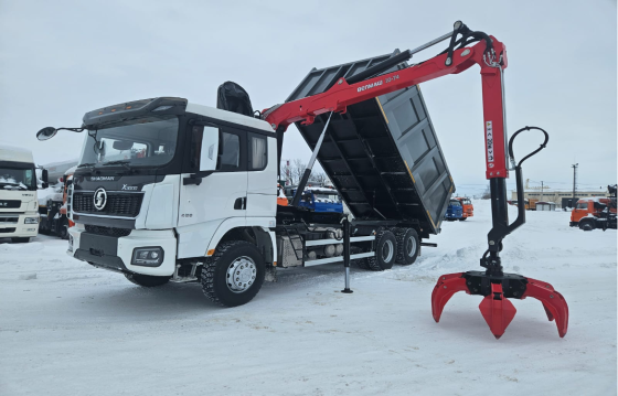 Ломовоз Shacman с гидроманипулятором ВЕЛМАШ VM10L74, 6х6, 430 л.с. Екатеринбург
