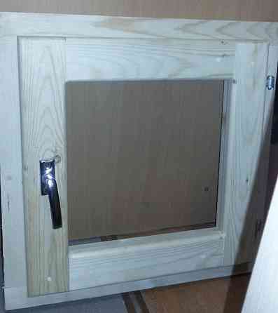 Окно для бани и сауны 400*500 (сосна) Нижний Тагил