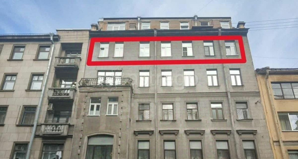 4-комн. квартира, 101.9 м2, 5/6 эт. Санкт-Петербург - изображение 4