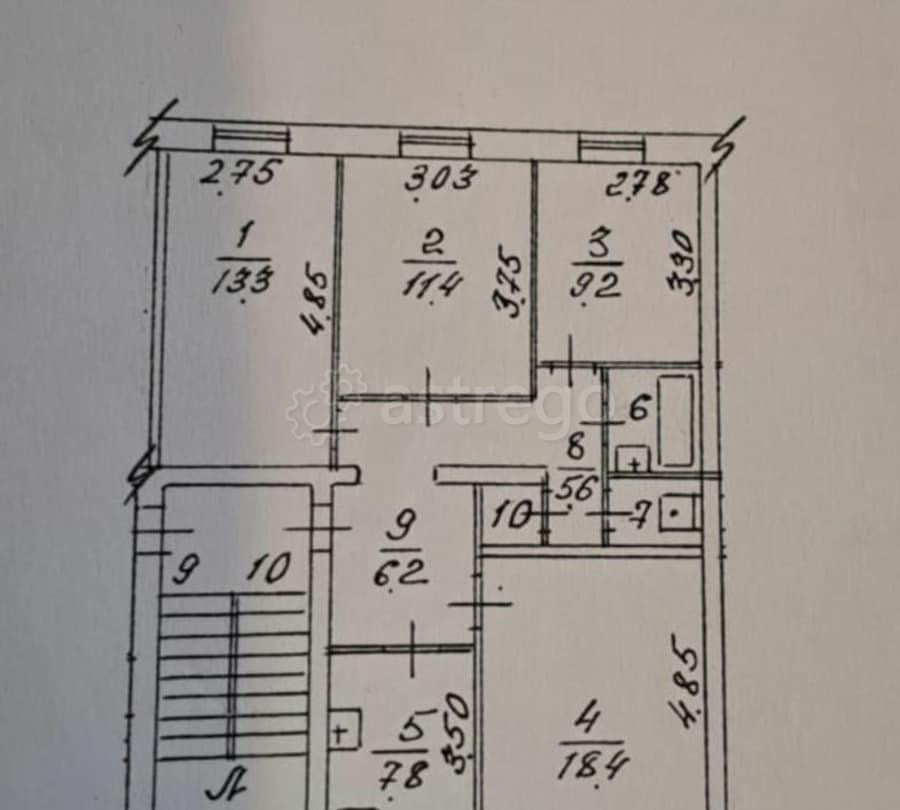 4-комн. квартира, 80 м2, 5/5 эт. Пушкино - изображение 3
