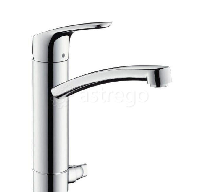Смеситель для кухни Hansgrohe, Focus M41, с запорным вентилем, тип открывания воды - однорычажный 31 Москва - изображение 1