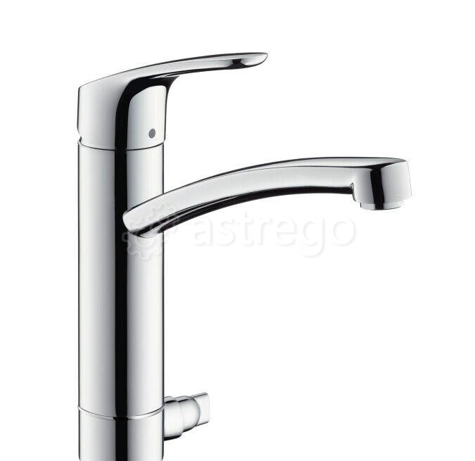 Смеситель для кухни Hansgrohe, Focus M41, с запорным вентилем, тип открывания воды - однорычажный 31 Москва - изображение 1