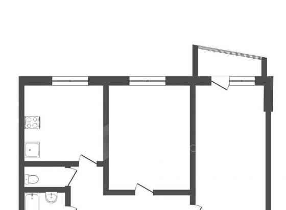2-комн. квартира, 50.5 м2, 9/9 эт. Воскресенск