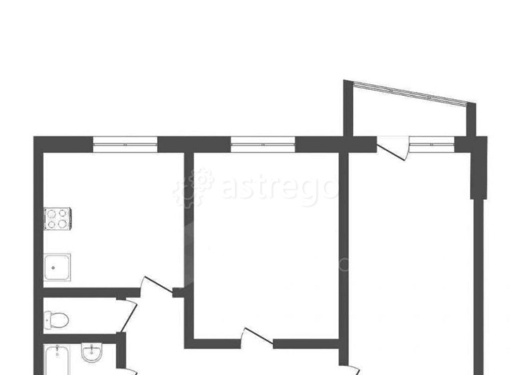 2-комн. квартира, 50.5 м2, 9/9 эт. Воскресенск - изображение 6