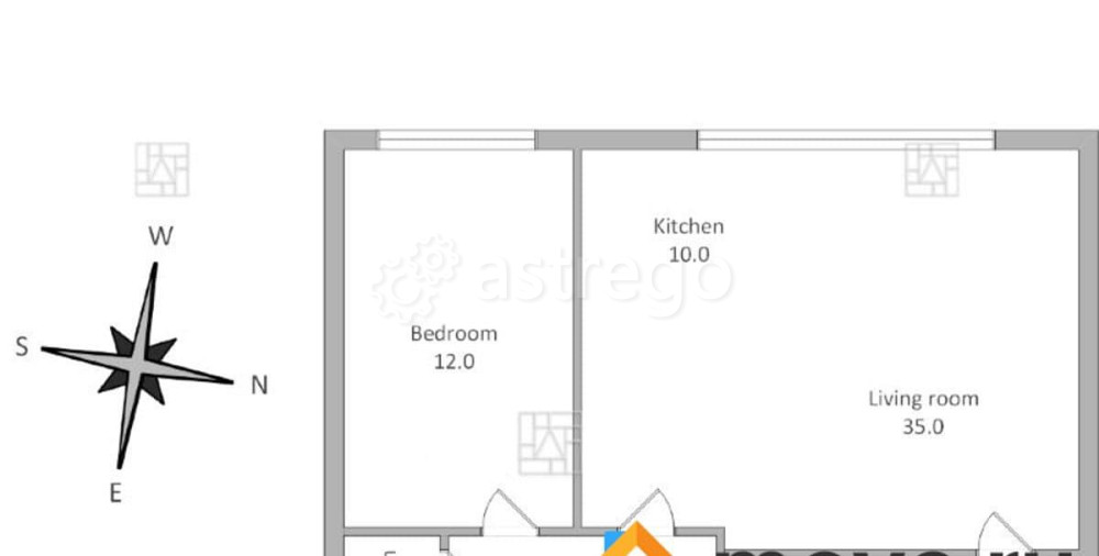 2-комн. квартира, 60 м2, 3/12 эт. Москва - изображение 7