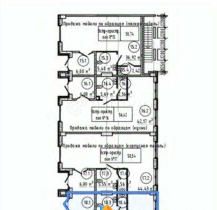 Свободного назначения, 59 м2 Санкт-Петербург - изображение 6