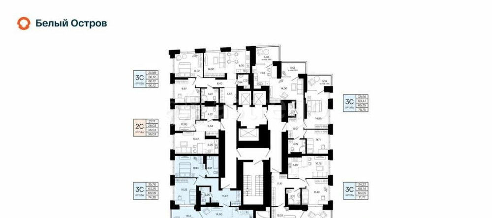 3-комн. квартира, 66.59 м2, 18/20 эт. Уфа - изображение 7