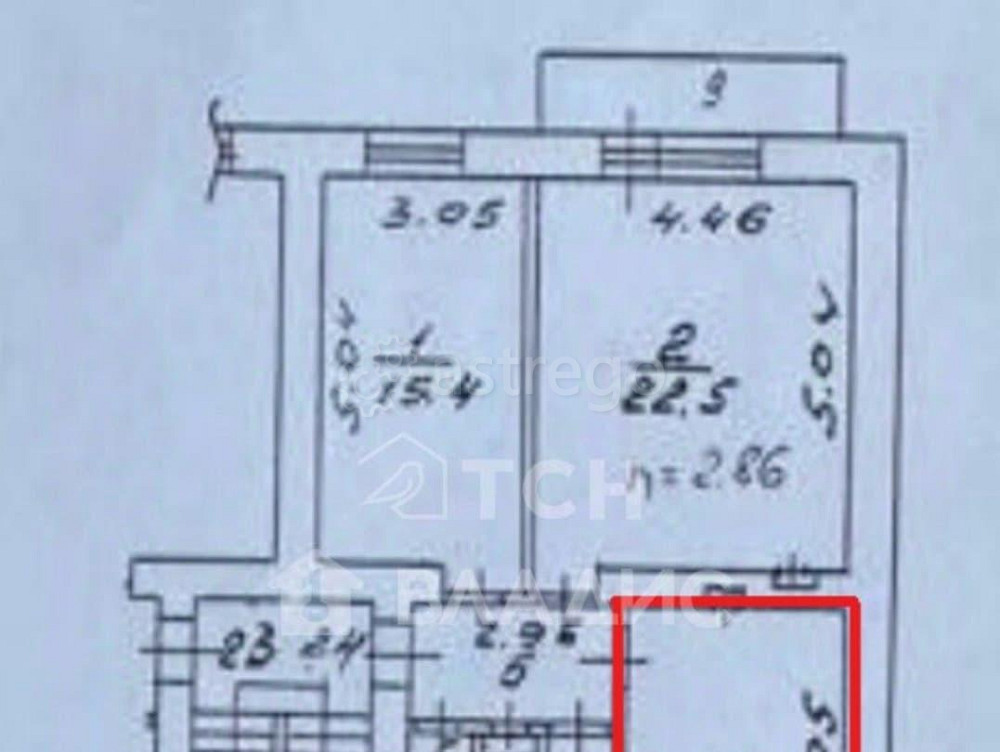 Комната, 22.6 м2, 2/4 эт. Королев - изображение 4