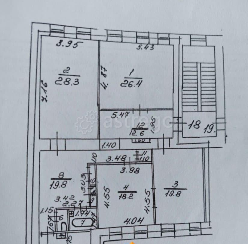 4-комн. квартира, 150.4 м2, 5/5 эт. Санкт-Петербург - изображение 4