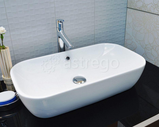 Раковина на столешницу Cerama LUX 9217 (61х34х13,5) Красноярск - изображение 1