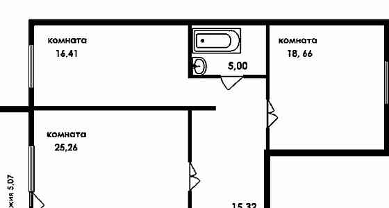 4-комн. квартира, 100 м2, 12/16 эт. Красноярск