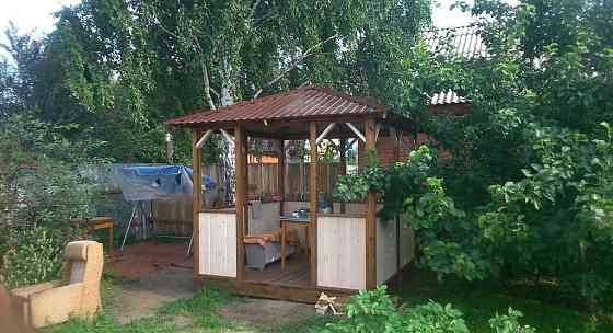 Беседка деревянная 2,5х2,5 м, "Дачная-2" к2 Омск