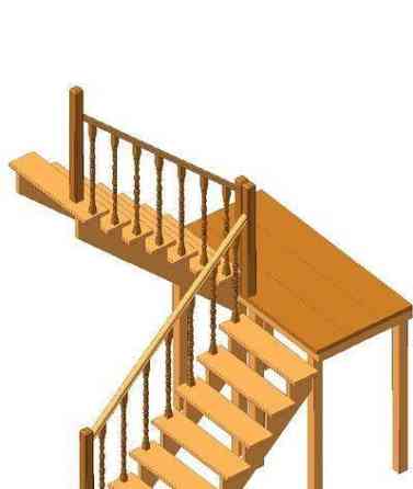 Лестница ЛЕС-62 универсальная поворот на 180 Новосибирск