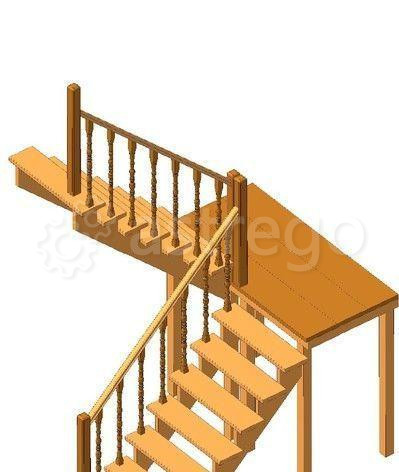 Лестница ЛЕС-62 универсальная поворот на 180 Новосибирск - изображение 1