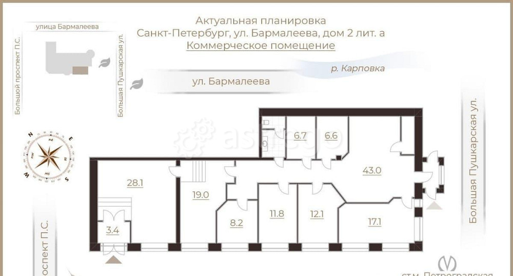 Свободного назначения, 160.7 м2 Санкт-Петербург - изображение 4