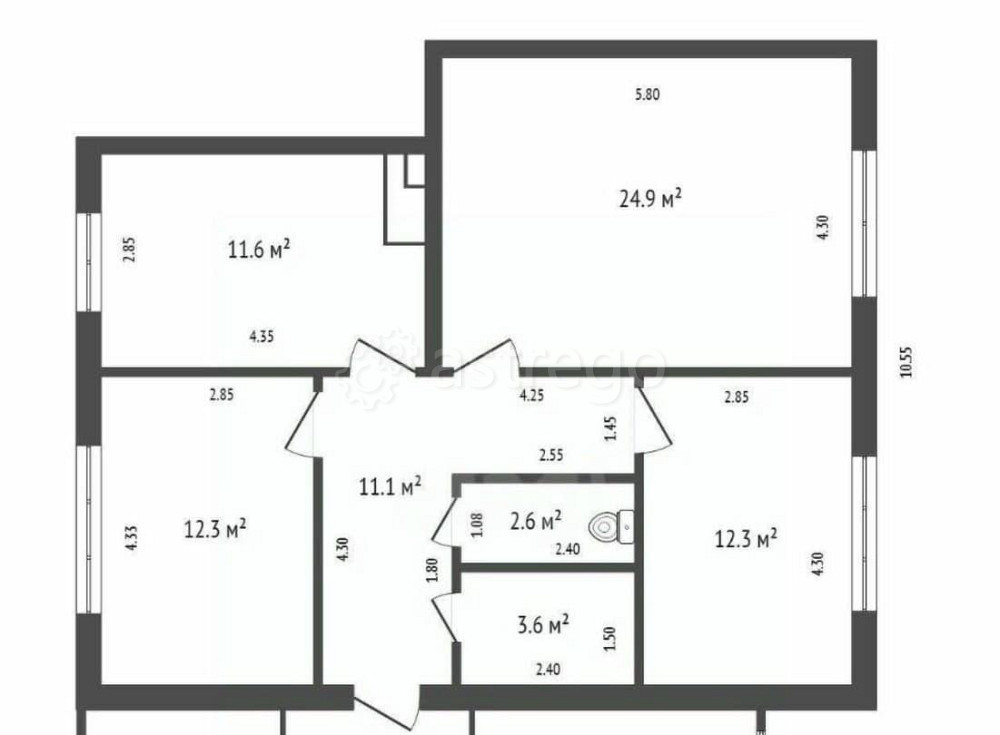 Дом, 78 м2, 9.18 сотки, 1 эт. Емельяново - изображение 6