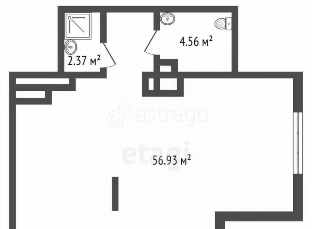 Свободного назначения, 63.9 м2 Санкт-Петербург - изображение 5