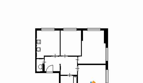 3-комн. квартира, 74.1 м2, 21/33 эт. Москва