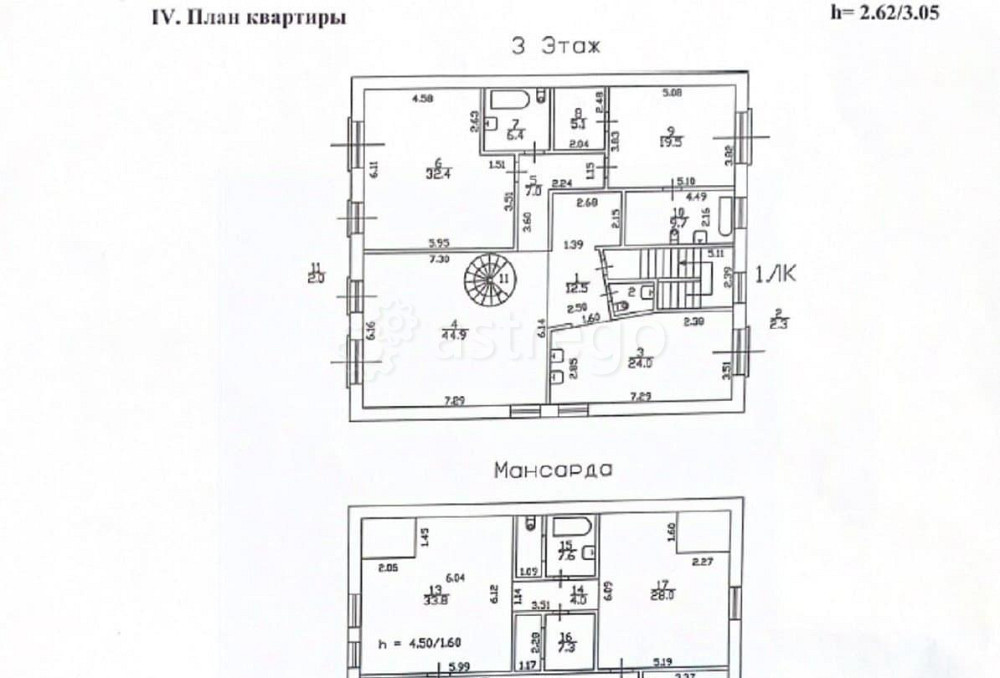 6-комн. квартира, 325 м2, 3/4 эт. Санкт-Петербург - изображение 6