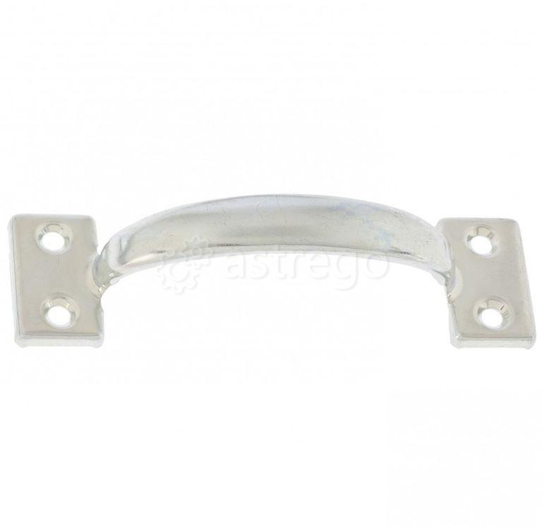 Ручка-скоба РС-90 цельнотянутая, цинк, 5 шт (Металлист) Россия Ростов-на-Дону - изображение 1