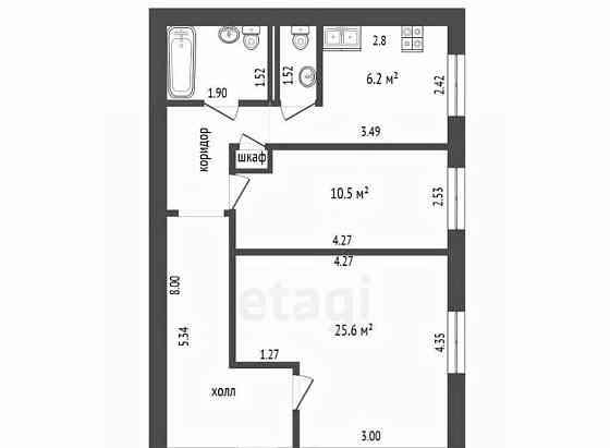 Готовый бизнес, 51.6 м2 Архангельск