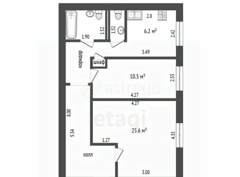 Готовый бизнес, 51.6 м2 Архангельск - изображение 2