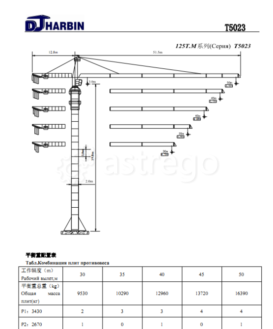 Башенный кран XCMG QTZ160 XGTT200II (6022-10) Благовещенск - изображение 1