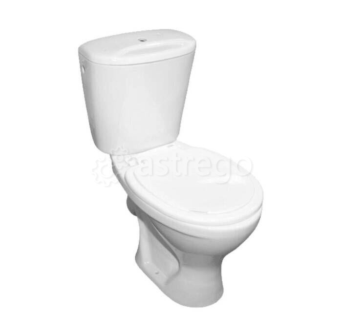 Унитаз-компакт Оптима эконом к/вып б/под шток в/к PP Лобня Лобненский стройфарфор Москва - изображение 1