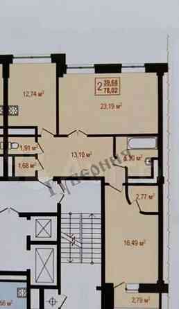 2-комн. квартира, 80 м2, 5/6 эт. Белгород