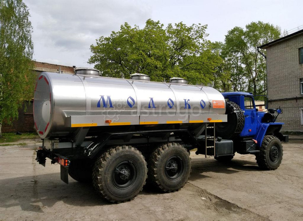 Автоцистерна для перевозки пищевых жидкостей, 9800 л, шасси УРАЛ-4320 Самара - изображение 1