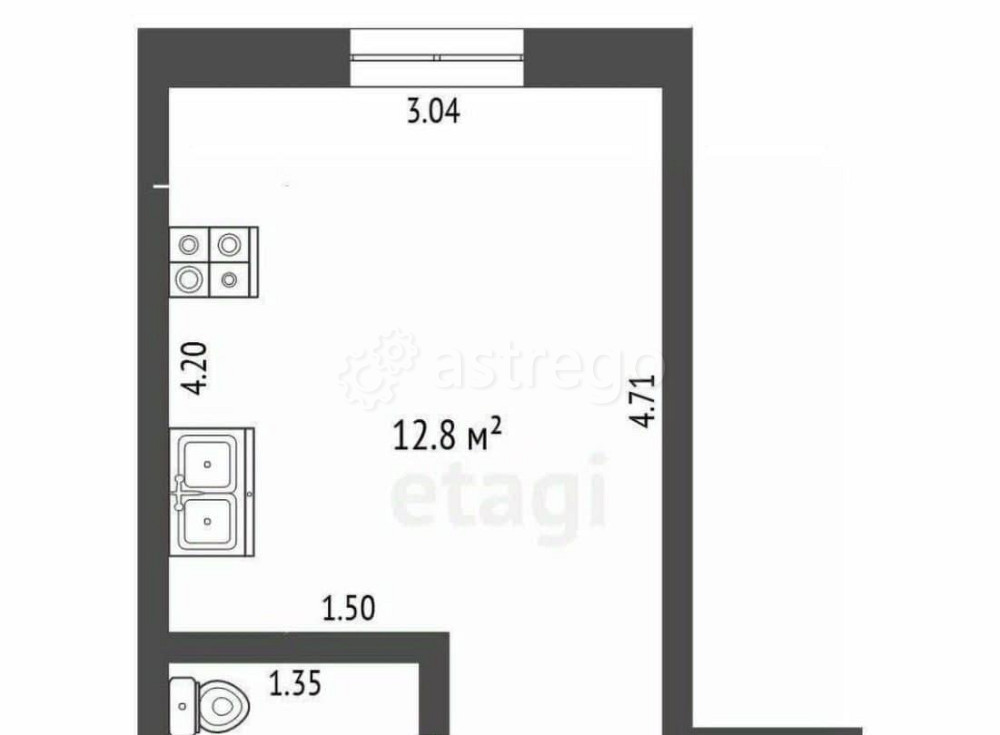 Комната, 18 м2, 1/9 эт. Стерлитамак - изображение 5