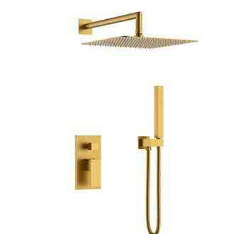 Душевой комплект BOHEME Qubic 474-3-BR Bronze Новосибирск