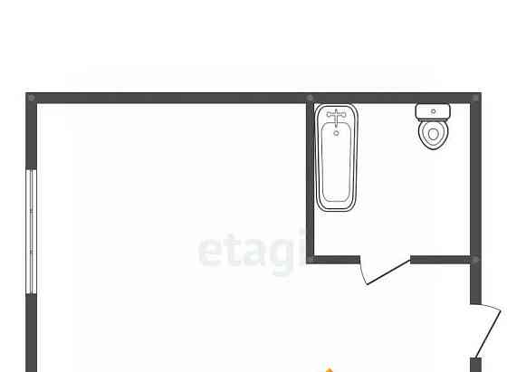 Студия, 27.8 м2, 1/3 эт. Белогорск